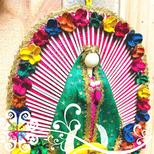 Large Virgen Guadalupe - Palm Wall Decoration