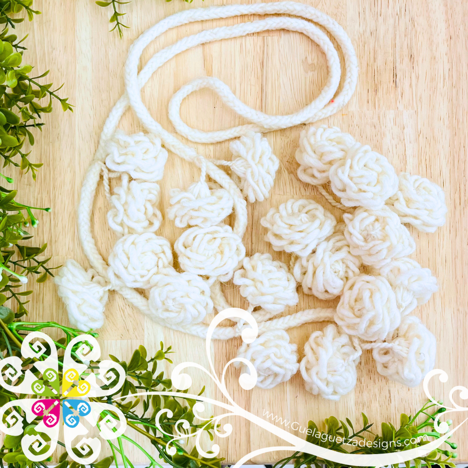 Large Tlacoyal Flores - Braid Hair Accessory
