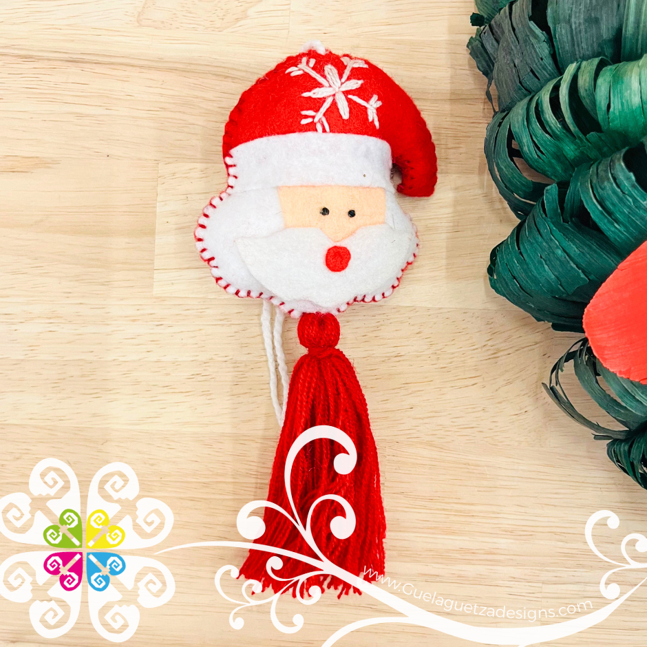 Santa Clause Pom Pom Sets - Christmas Ornaments
