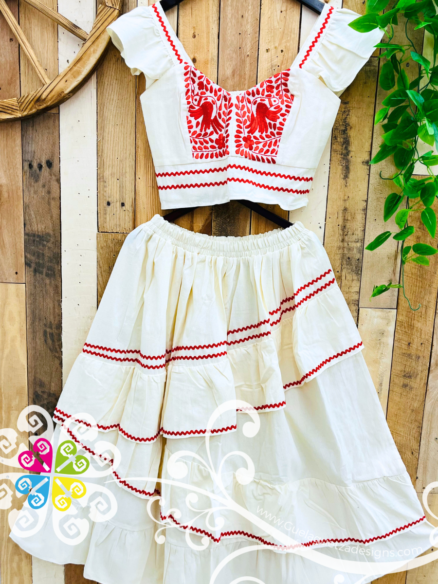 Espiguilla Set- Women Top and Skirt Set