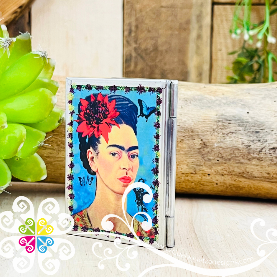 Frida Pocket Mirror - Hojalata San Miguel Collection