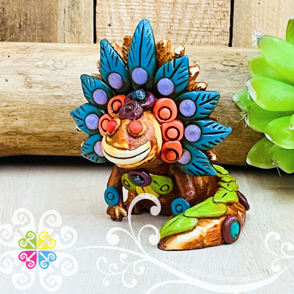 Mini Ajolote Figure - Epoxi Clay & Resin Warrior