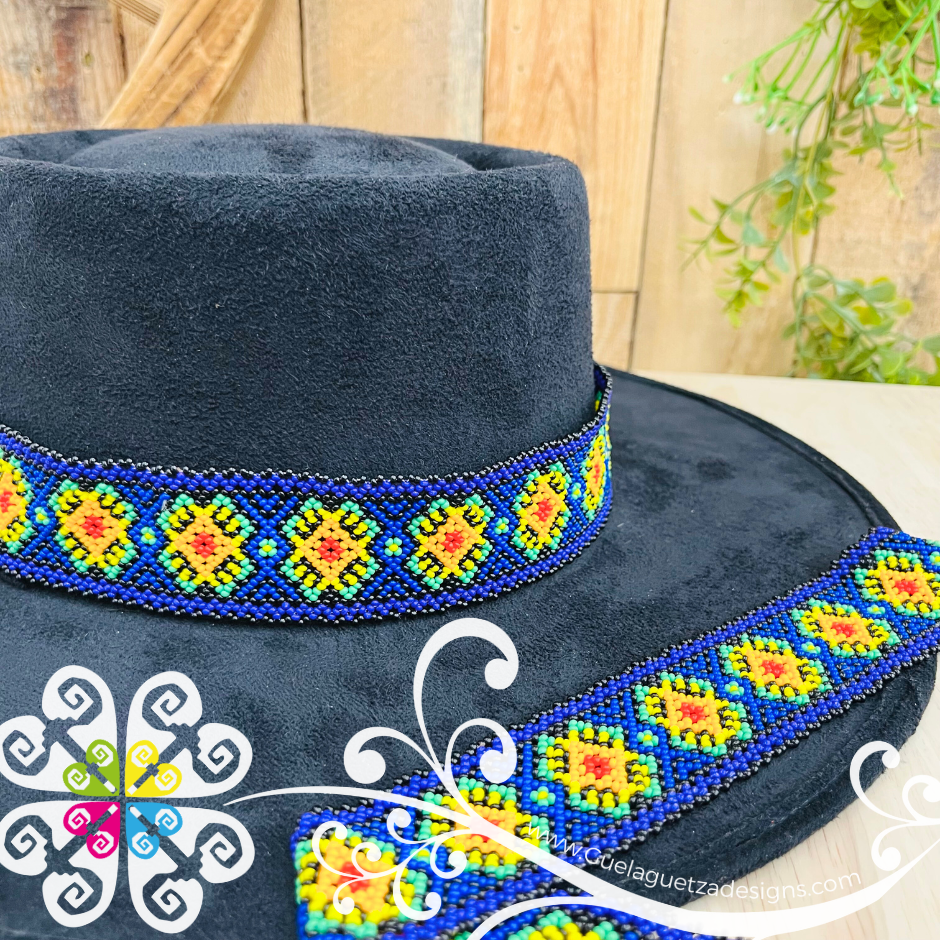 Multicolor Beaded Toquilla Hat - Pride Collection