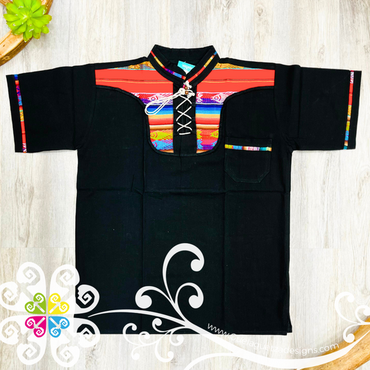Black Boliche Jareta Shirt - Men Shirt