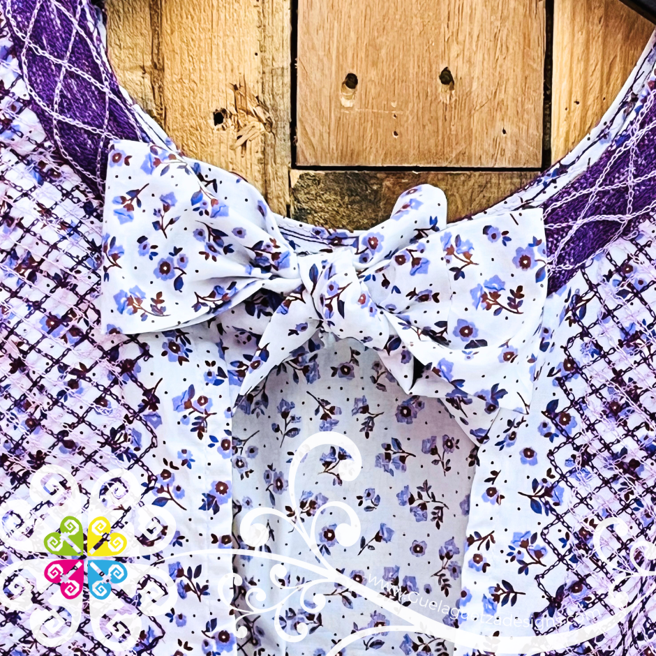 Medium Cadenilla Tehuana Fabi Top - Double Embroider