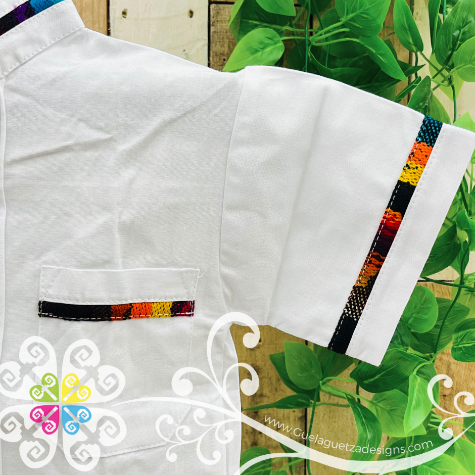 White Coralillo Boy Shirt - Camisas de Niño