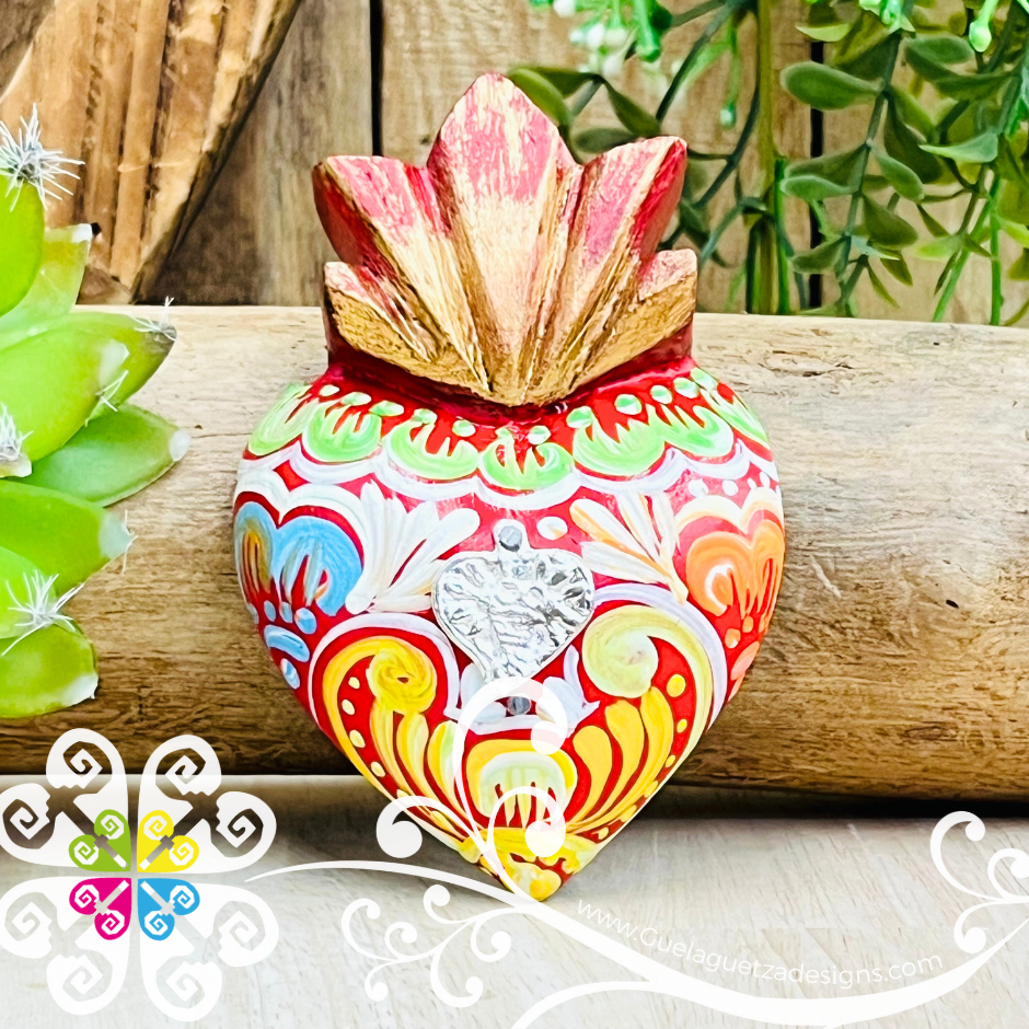 Mini Corazón Pintado - Wall Decor