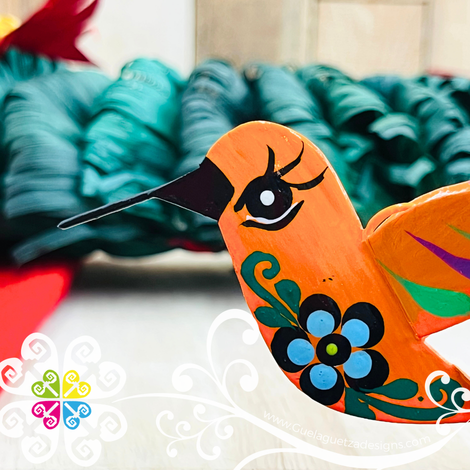Set of 4 Colibri Ornament - Hojalata San Miguel Collection