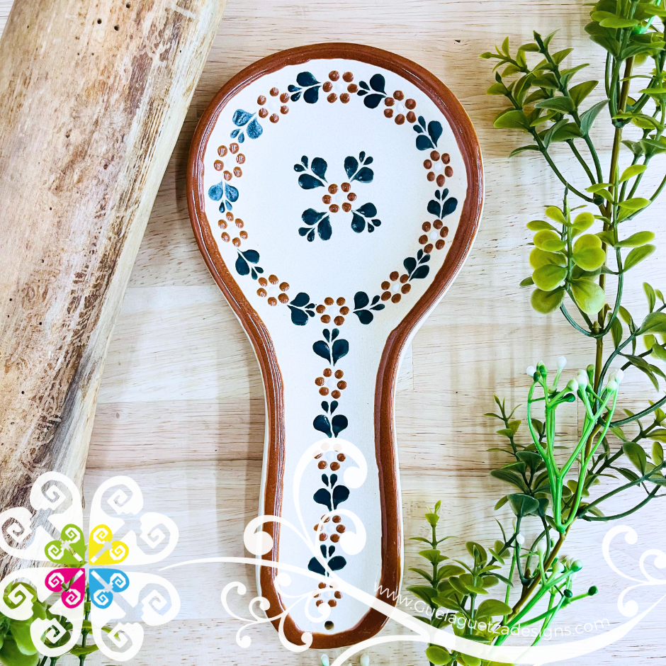 Brown Rustico Spoon Rest - Barro Alta Temperatura - Spoon Rest