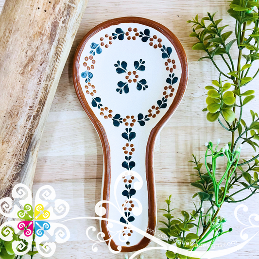 Brown Rustico Spoon Rest - Barro Alta Temperatura - Spoon Rest