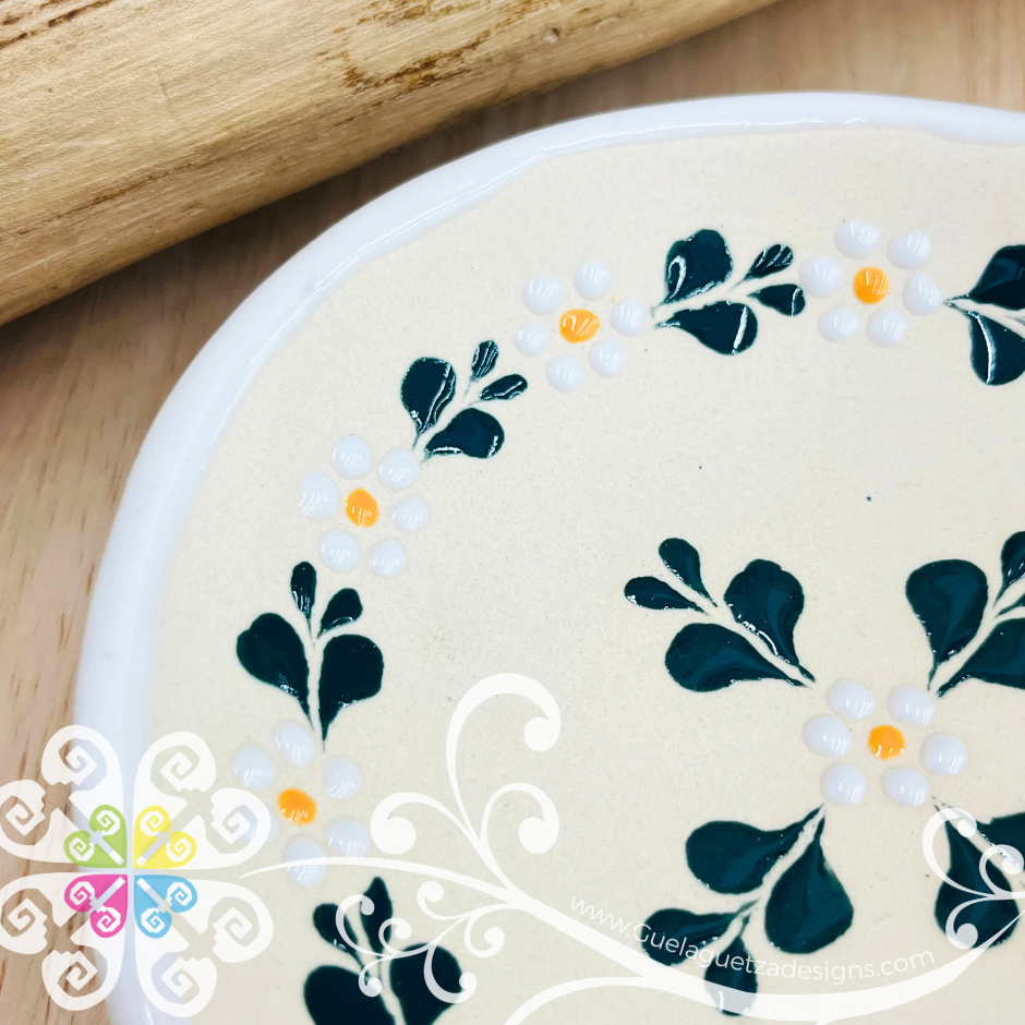 White Rustico Spoon Rest - Barro Alta Temperatura - Spoon Rest