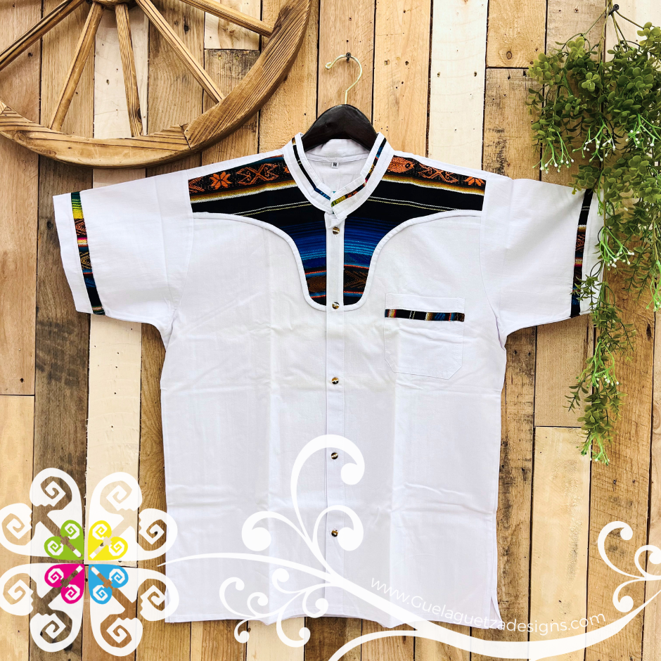 White Coralillo Mountain with Buttons Shirt - Men Shirt