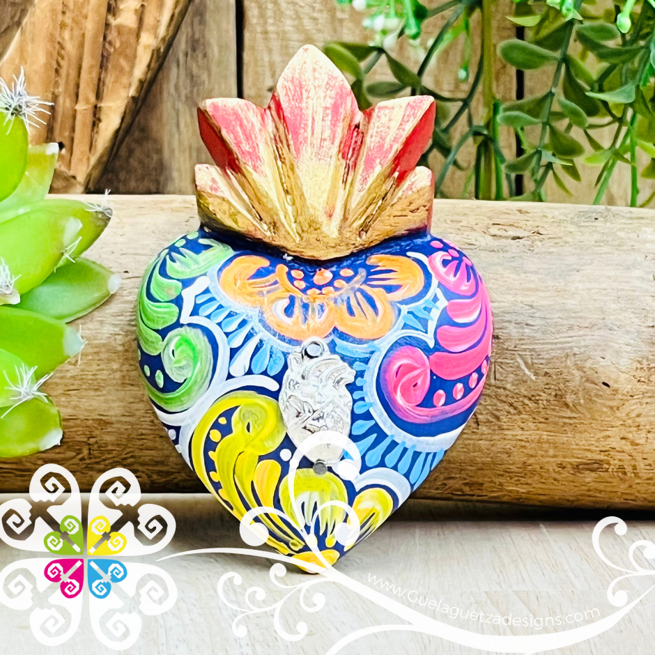 Mini Corazón Pintado - Wall Decor