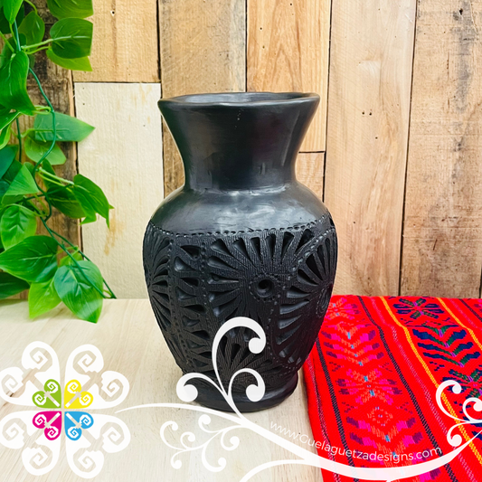 Cono Black Clay Vase - Barro Negro Oaxaca