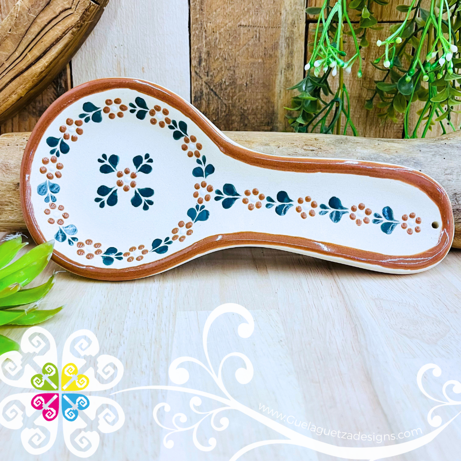 Brown Rustico Spoon Rest - Barro Alta Temperatura - Spoon Rest
