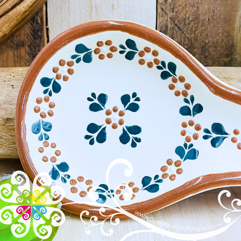 Brown Rustico Spoon Rest - Barro Alta Temperatura - Spoon Rest