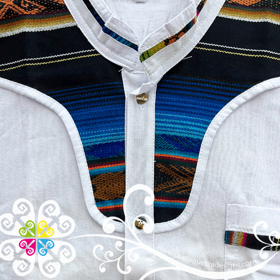 White Coralillo Mountain with Buttons Shirt - Men Shirt