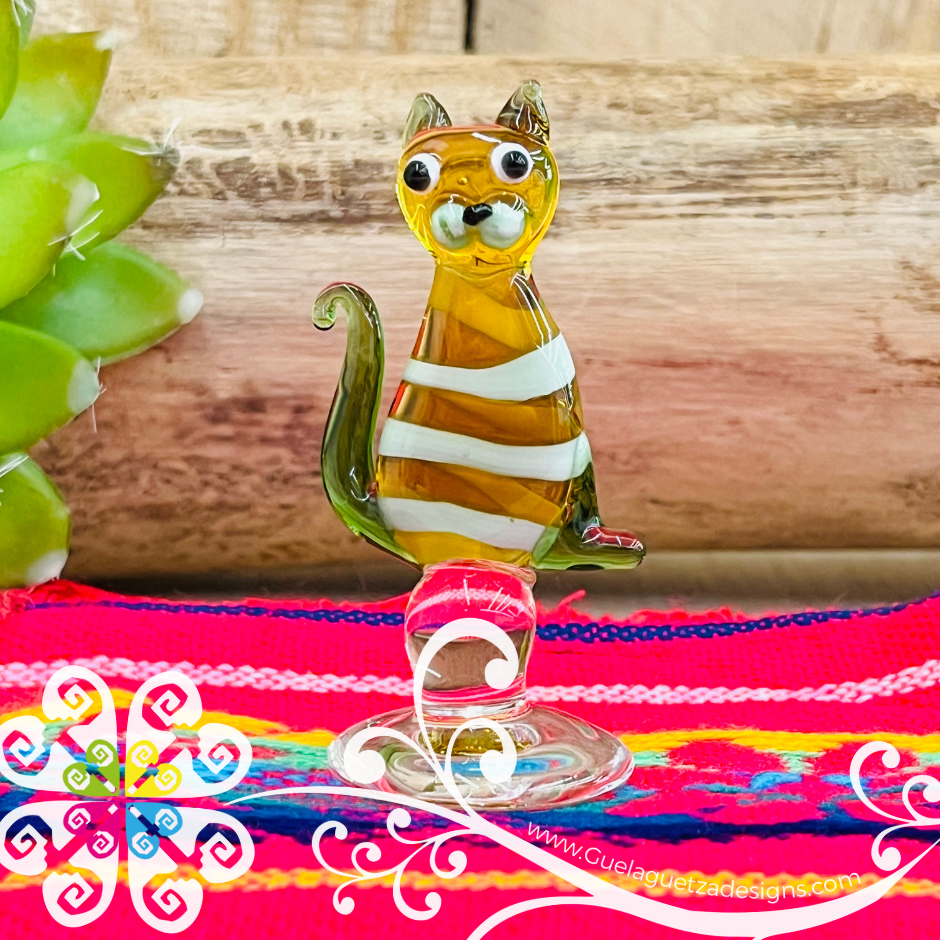 Mini Glass Cat - Vidrio Soplado Trinkets