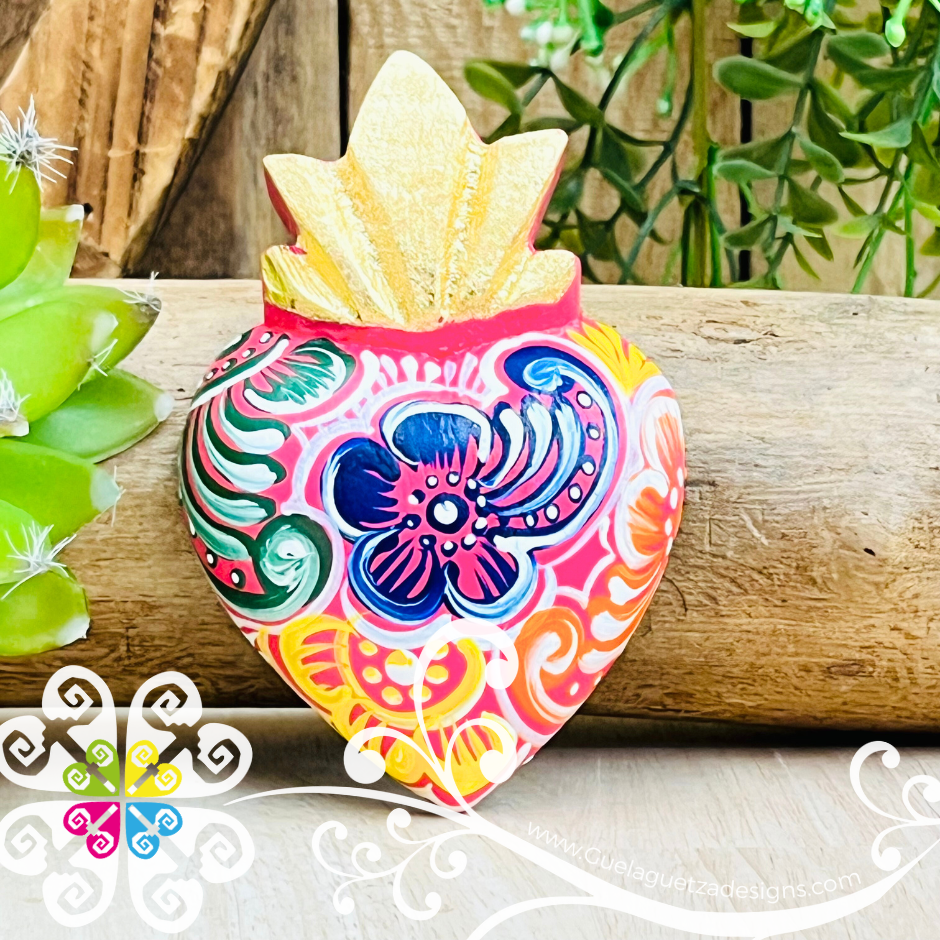 Mini Corazón Pintado - Wall Decor