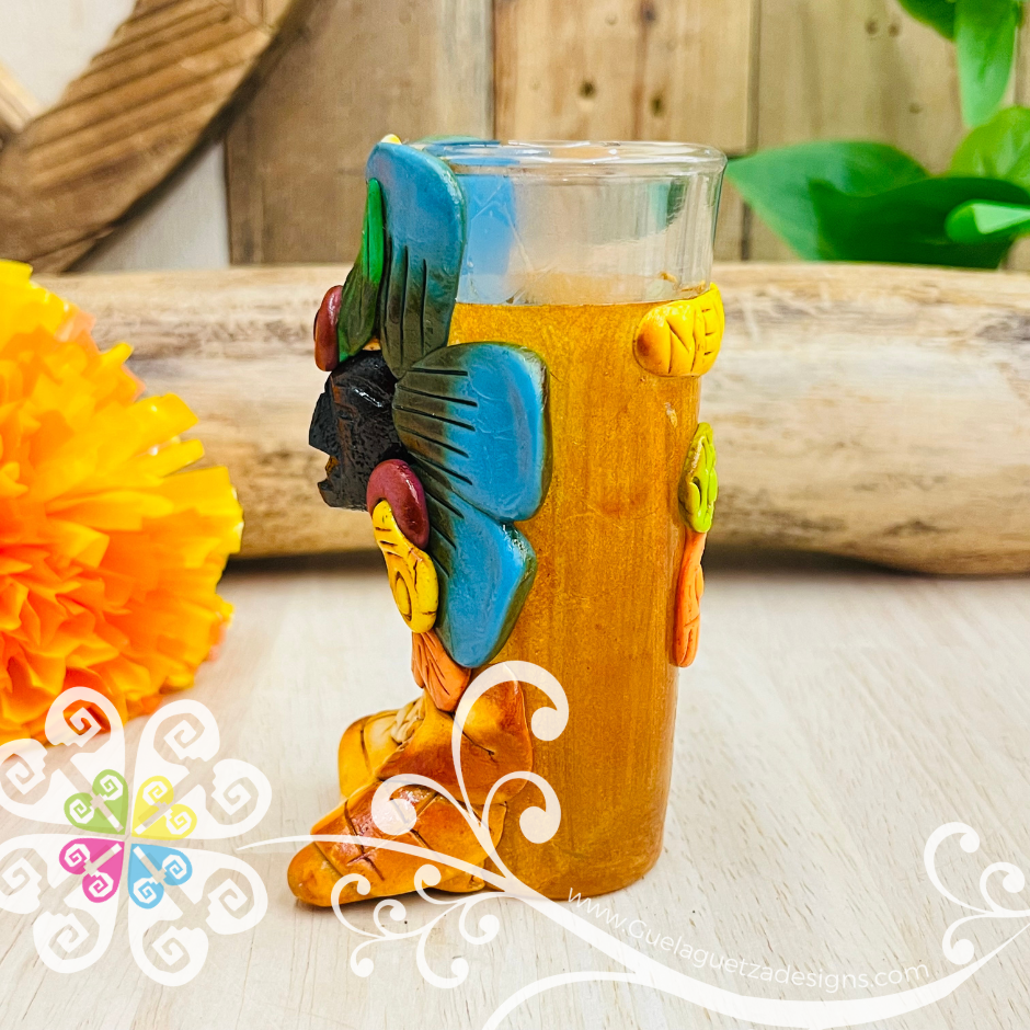 Guerrero Tequila Shot Glass - Epoxy Clay Tequilero