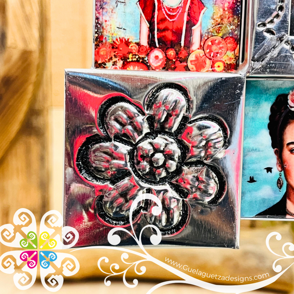 Frida Mirror Frame - Hojalata San Miguel Collection