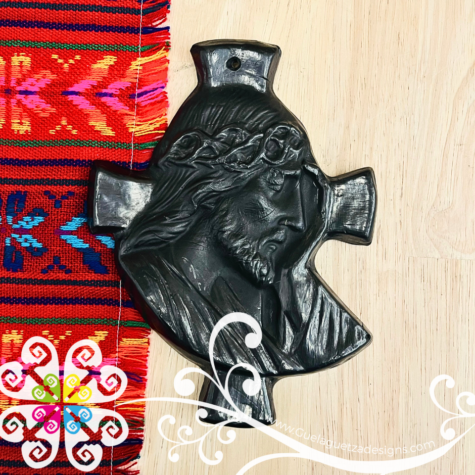 Cristo Wall Statue - Barro Negro Oaxaca