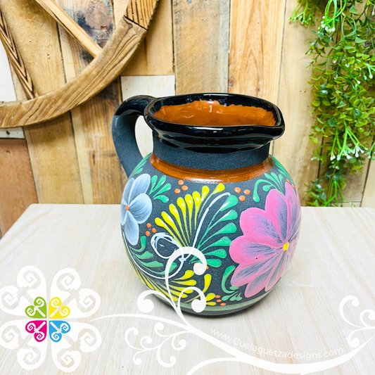 Black Bola Clay Pitcher - Jarro