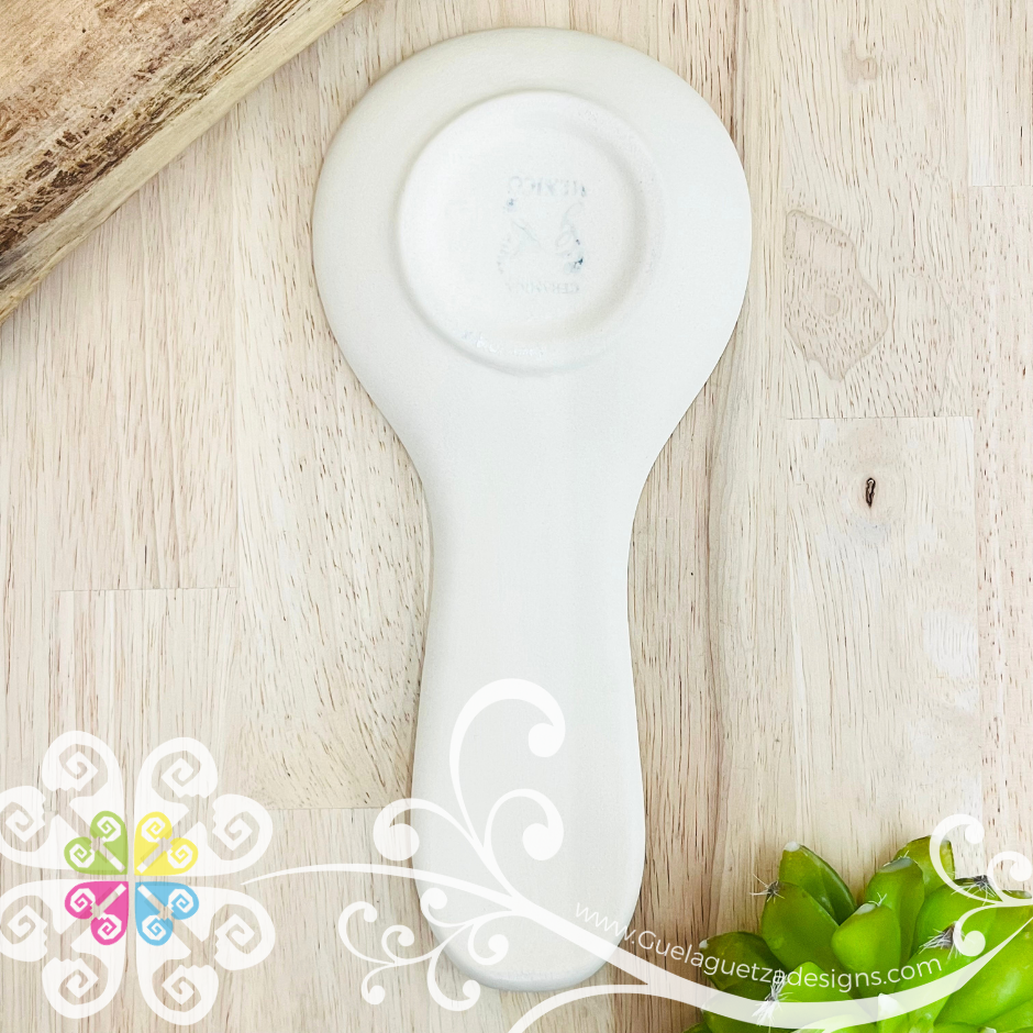 Yellow Rustico Spoon Rest - Barro Alta Temperatura - Spoon Rest