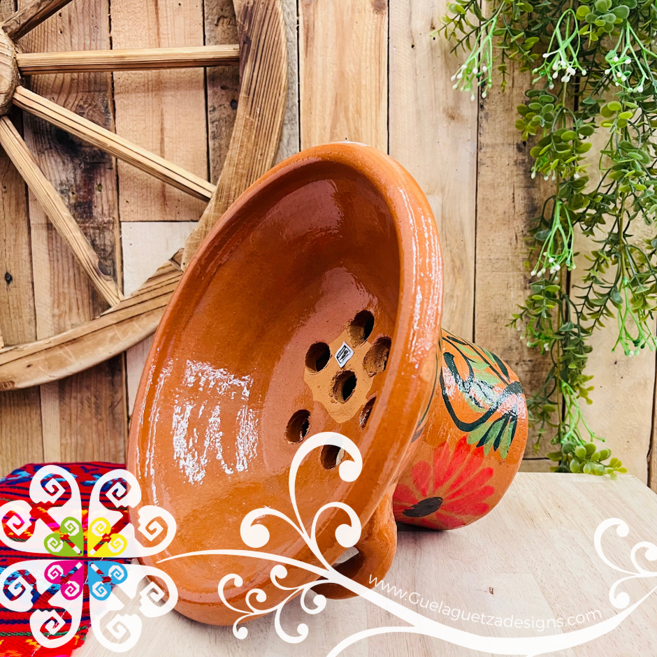 Floreado Anafre de Barro - Chafing Dish - Mexican Kitchen