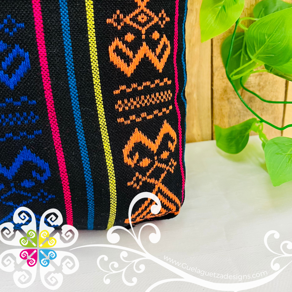 Black Decorative Cambray Pillow Case - Mexican Home