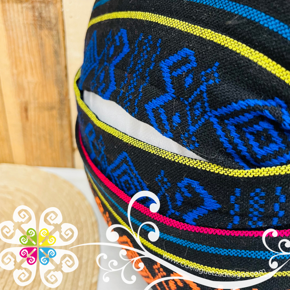 Black Decorative Cambray Pillow Case - Mexican Home