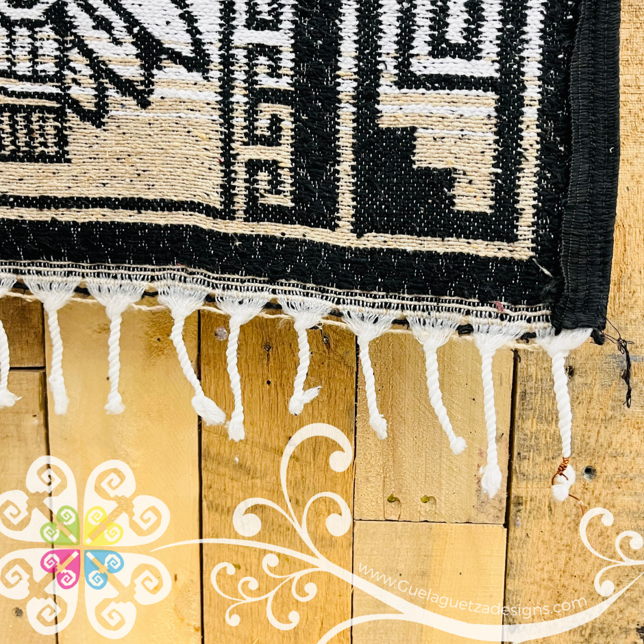Prehispanic Designs - Men Poncho with Hoodie