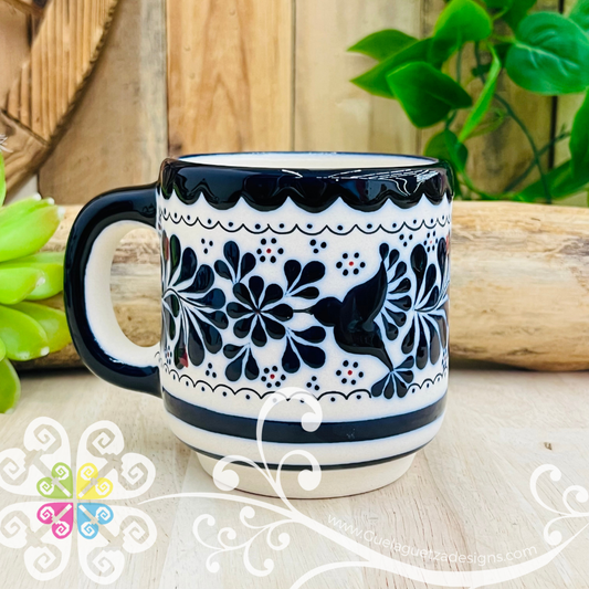Navy Blue Taza Cafetera - Barro Alta Temperatura - Single Clay Mug
