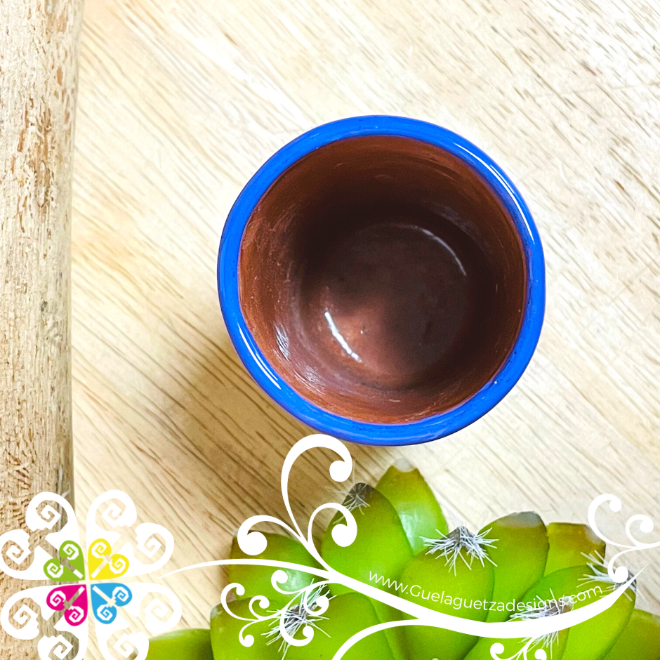 Historias Guerrero Clay Shot Glass - Set of 4