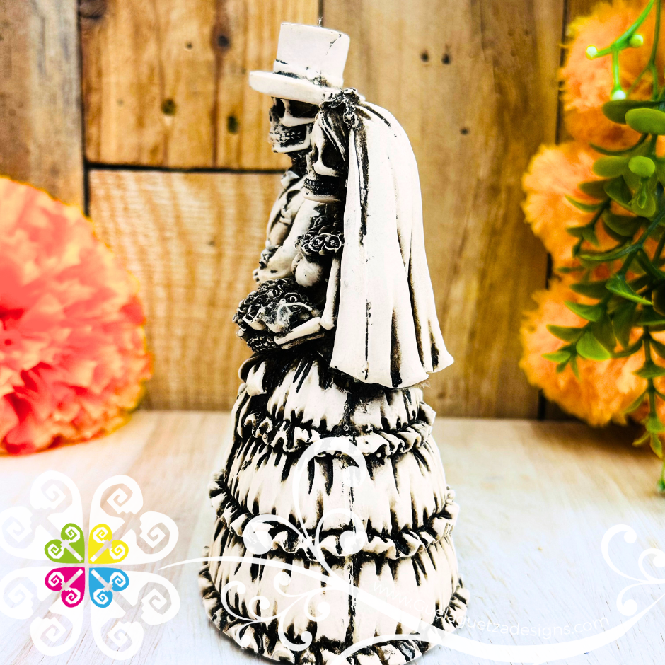 Small Wedding Couple - Day of the Dead Decoration Resin Statue
