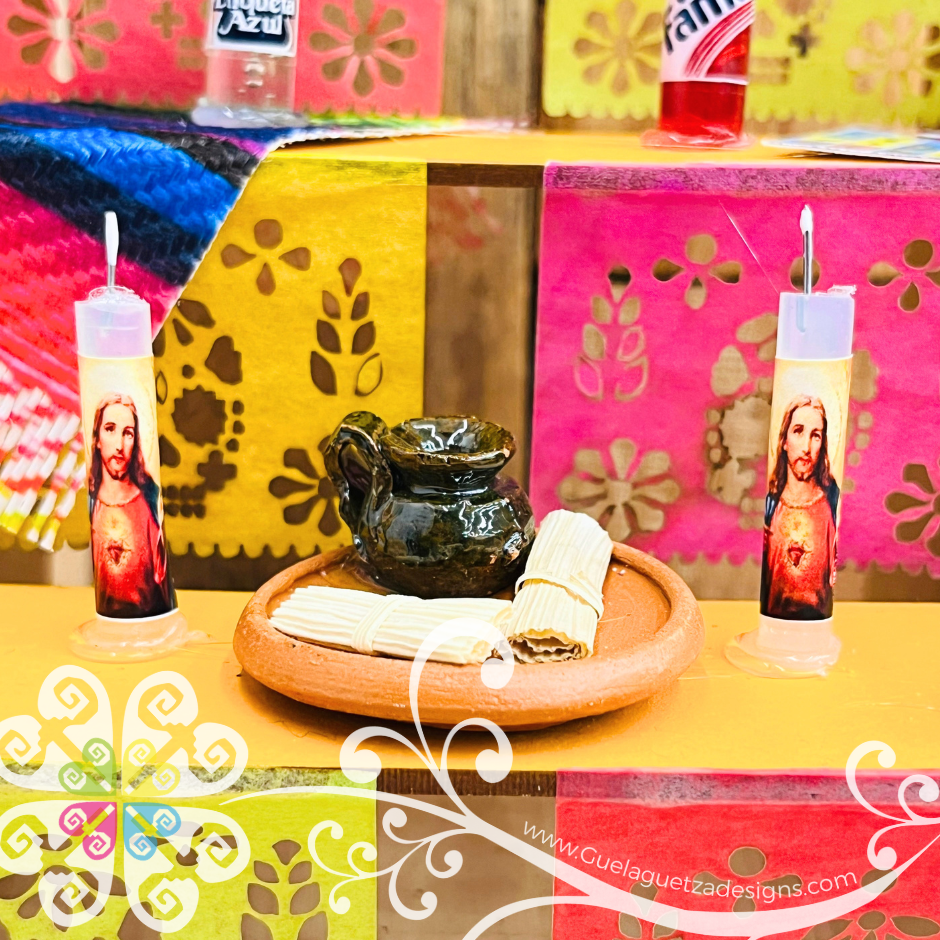 Mini Altar Mexicana - Dia de los Muertos - Altar - Miniature Ofrenda - Mexico