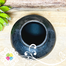 Extra Small Cantarito Black Clay Vase - Barro Negro Oaxaca