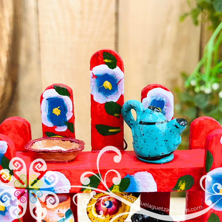 Mini Trastero Cocinita - Mexican Wall Decor