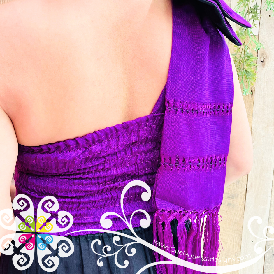 Extra Small Amaia Rebozo Articela Silk Bow Top - Women Tops