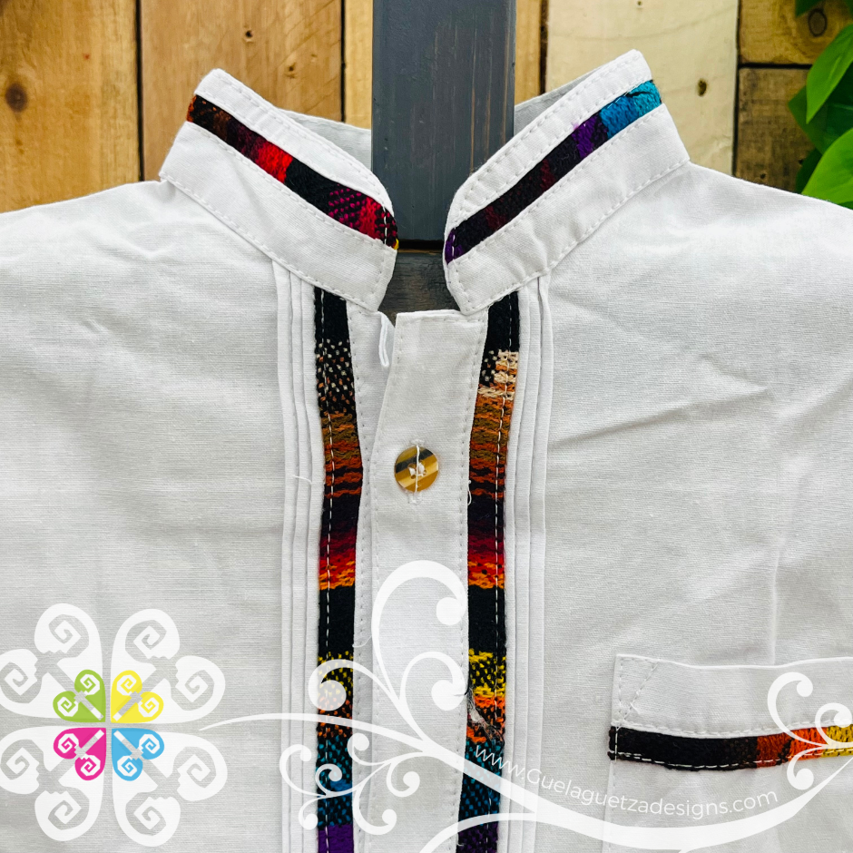 White Coralillo Boy Shirt - Camisas de Niño