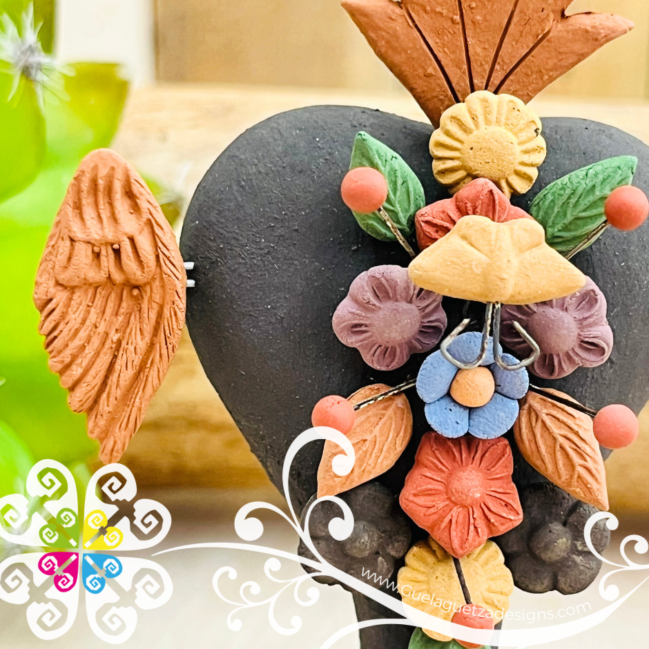 Mini Corazon Home Decor - Barro Metepec
