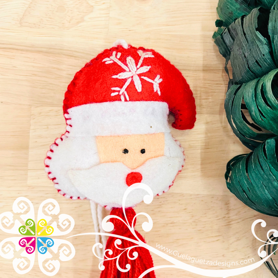Santa Clause Pom Pom Sets - Christmas Ornaments