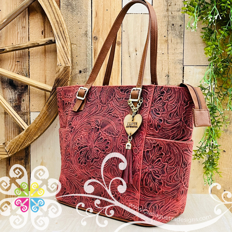 Lupita Leather Purse - Bolsa de piel