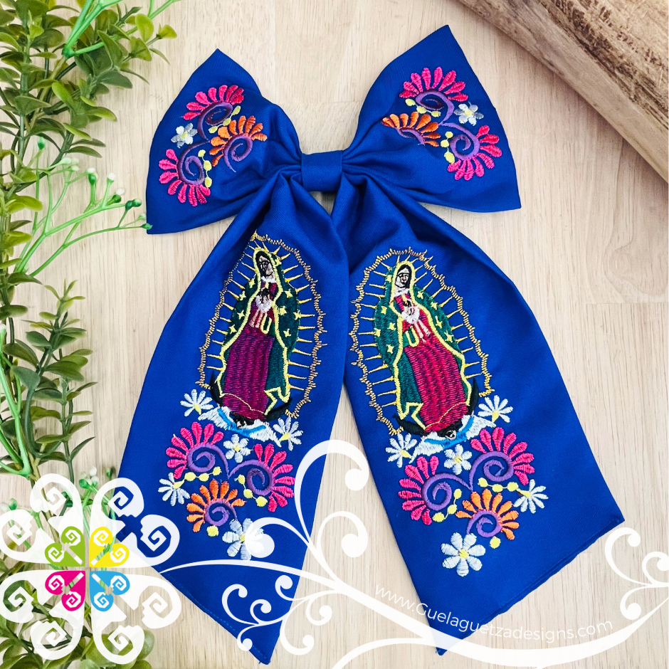 Virgen de Guadalupe Hair Bow - Hair Accessories