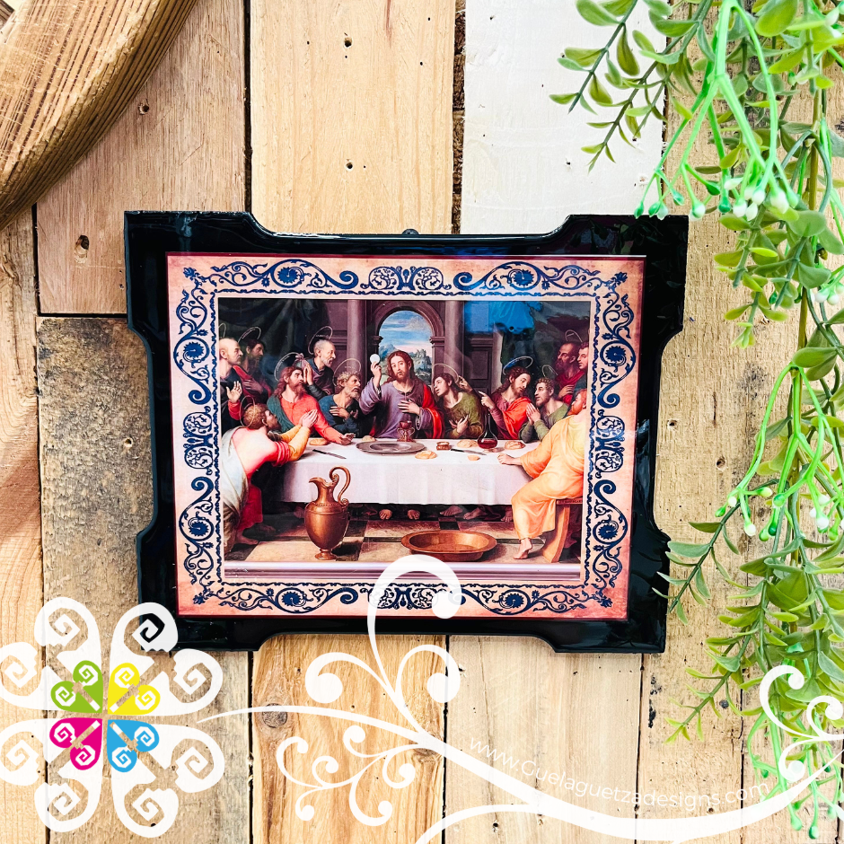 Small Wood La Ultima Cena Wood Wall Art - Litografia