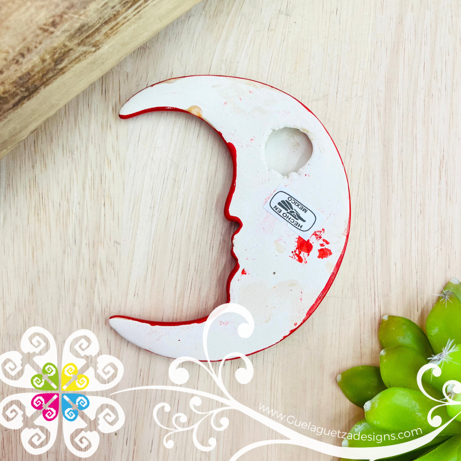 Large Red Sun & Moon Set - Wall Decor