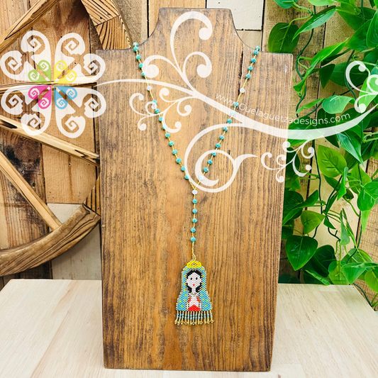 Guadalupe Beaded Necklace - Beaded Necklace