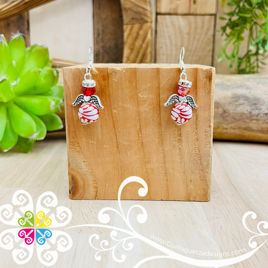 Angelitos Talavera Earrings - Talavera Accessories