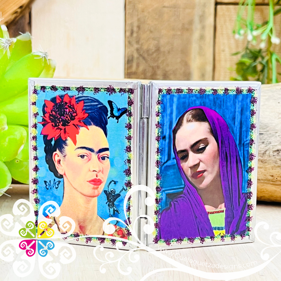 Frida Pocket Mirror - Hojalata San Miguel Collection
