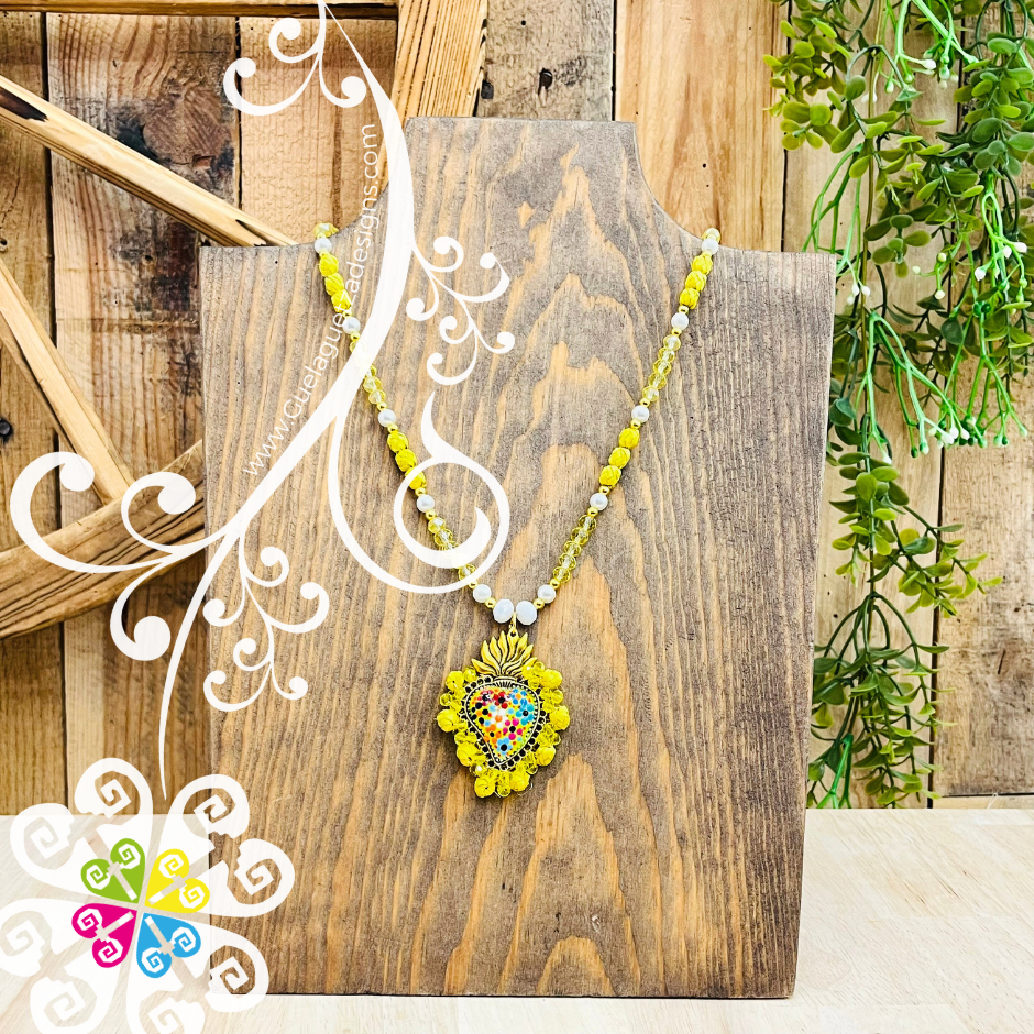 Corazon Milagro Necklace - Palm Necklace